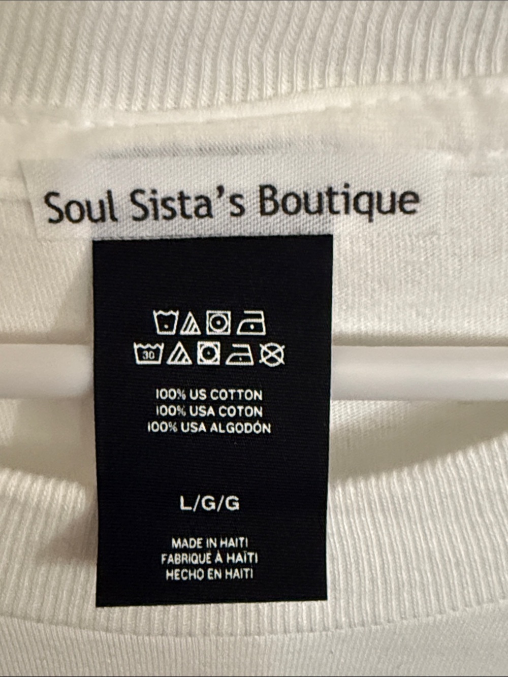 Soul Sister Boutique Women's White Peace Love Cure MS Awareness Tee - Picture 2 of 5